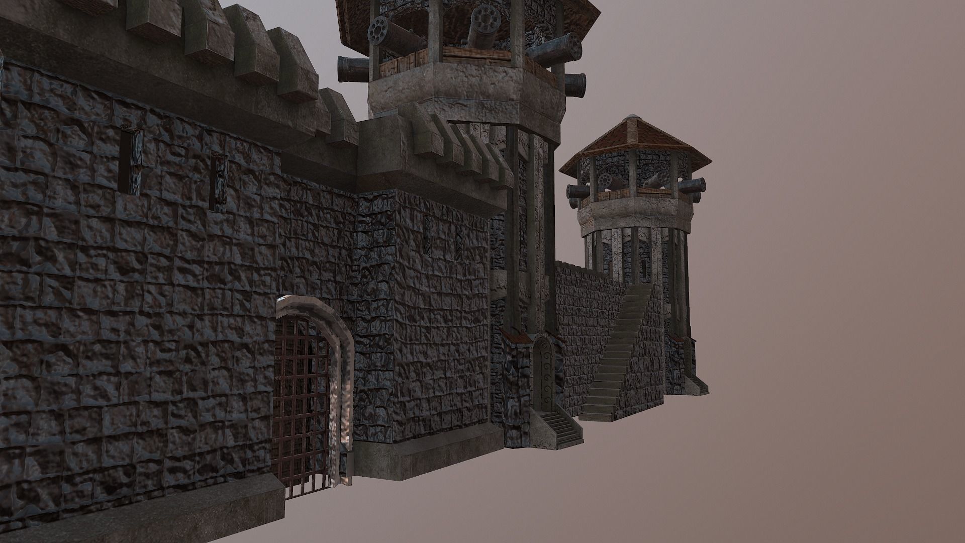  Castle Wall Level 15 3D model_20