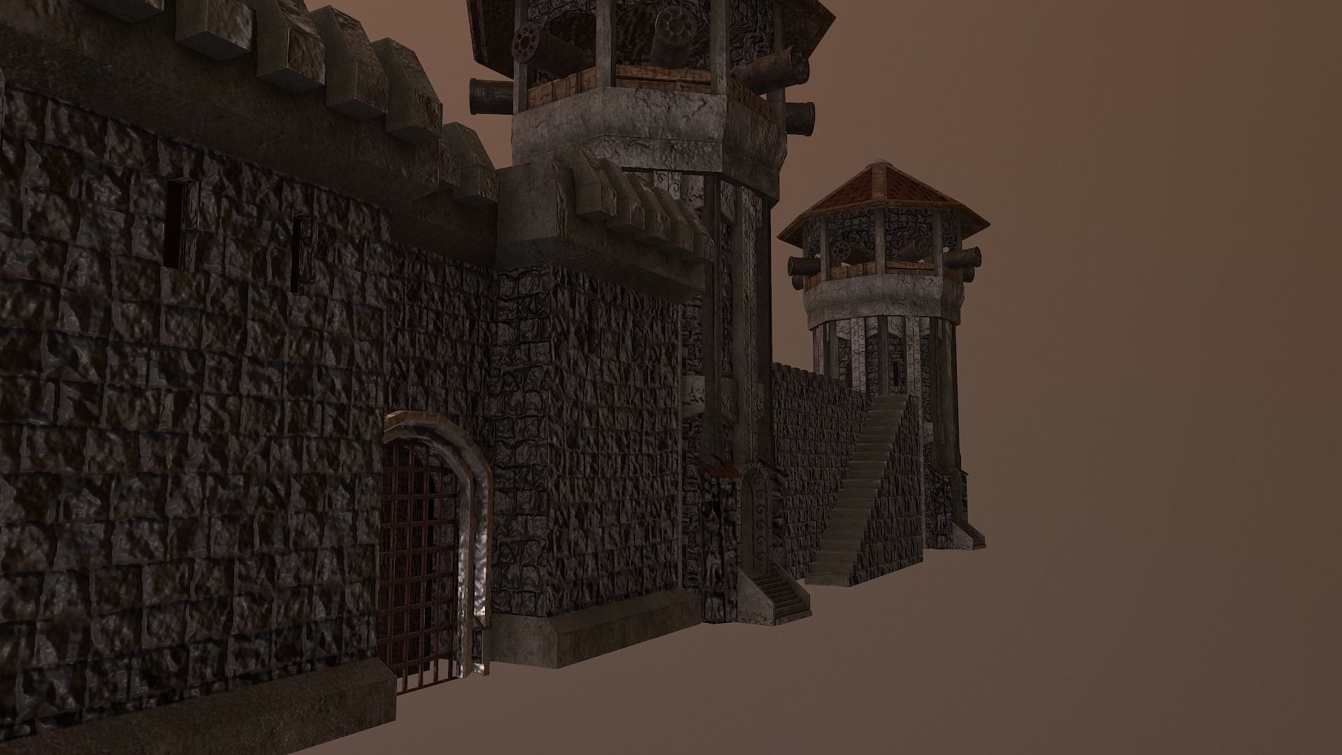  Castle Wall Level 15 3D model_18