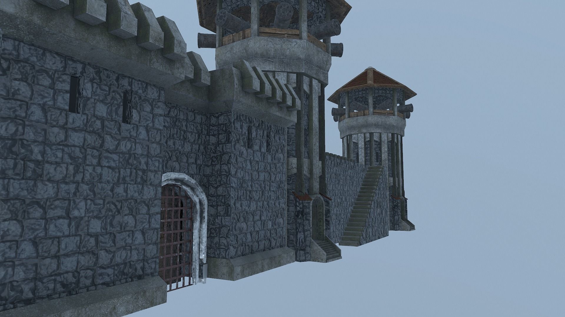  Castle Wall Level 15 3D model_19
