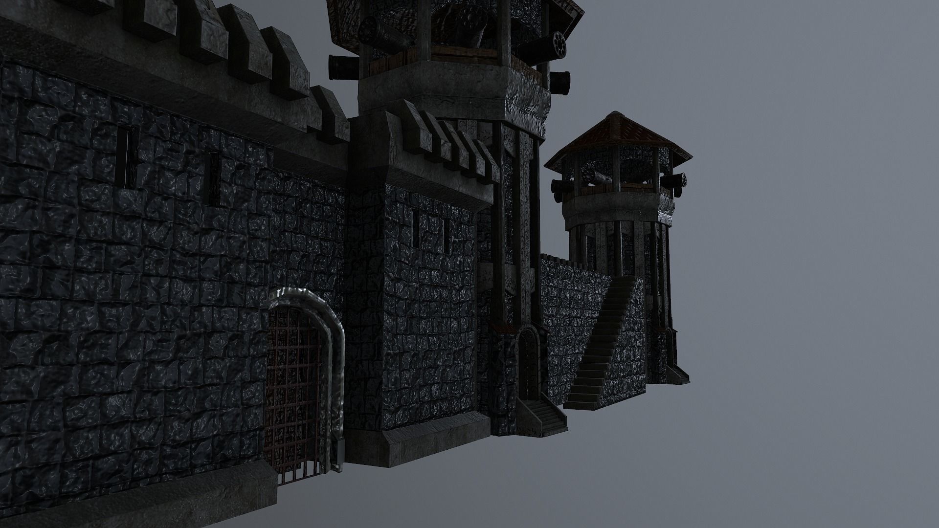  Castle Wall Level 15 3D model_33