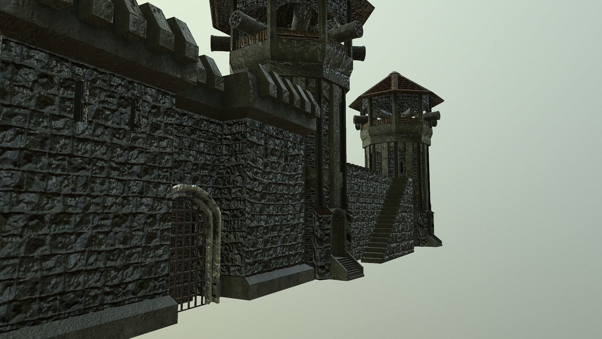 Castle Wall Level 15 3D model_25
