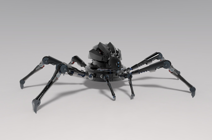 Sci-Fi Spider 3D model