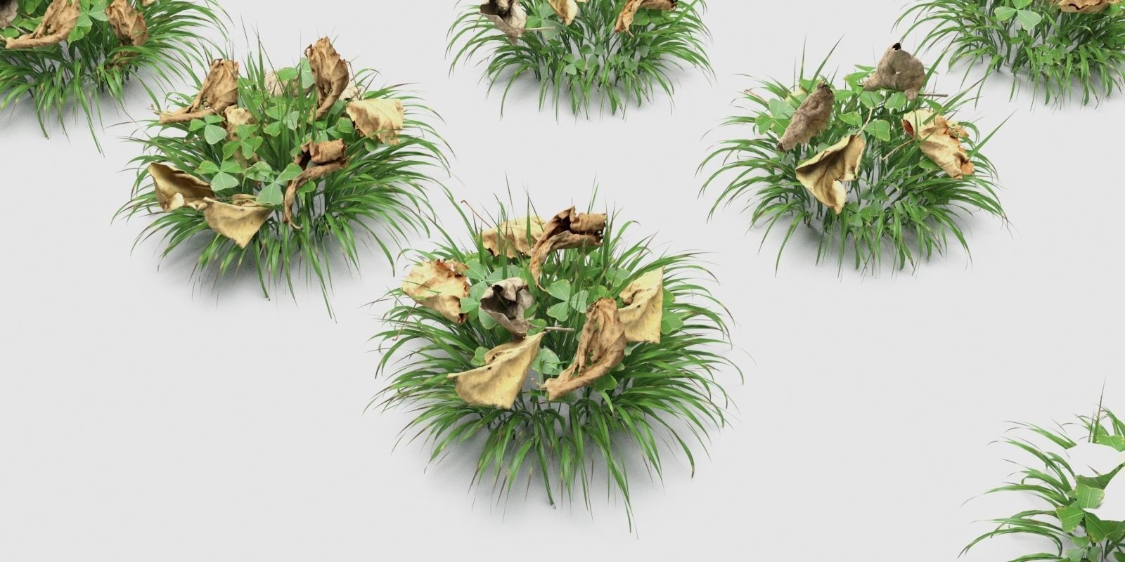 Grass sample ready for scatter 3D model_3