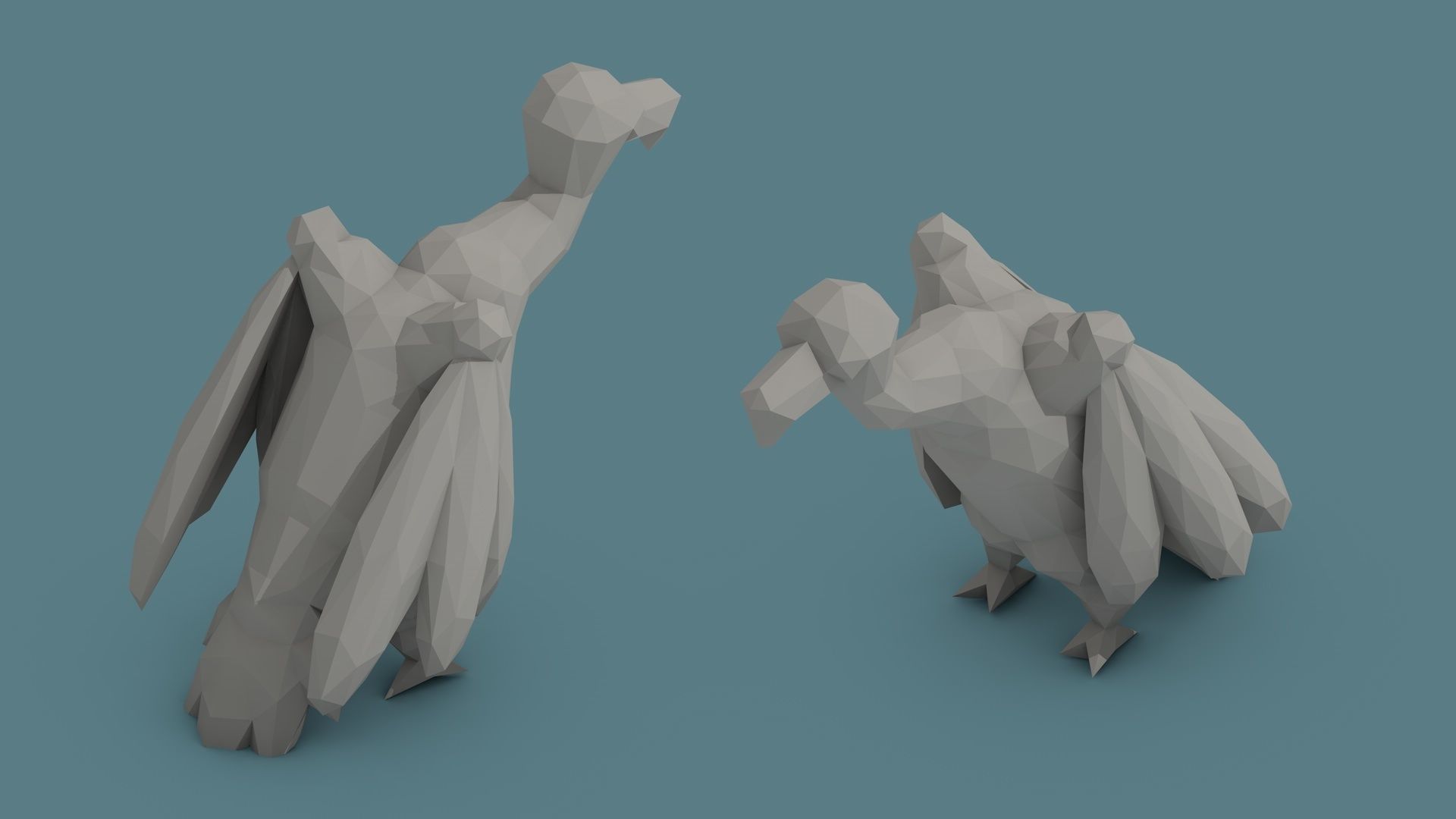 Low Poly Animal Pack 01 Isometric Icon Low-poly 3D model_50