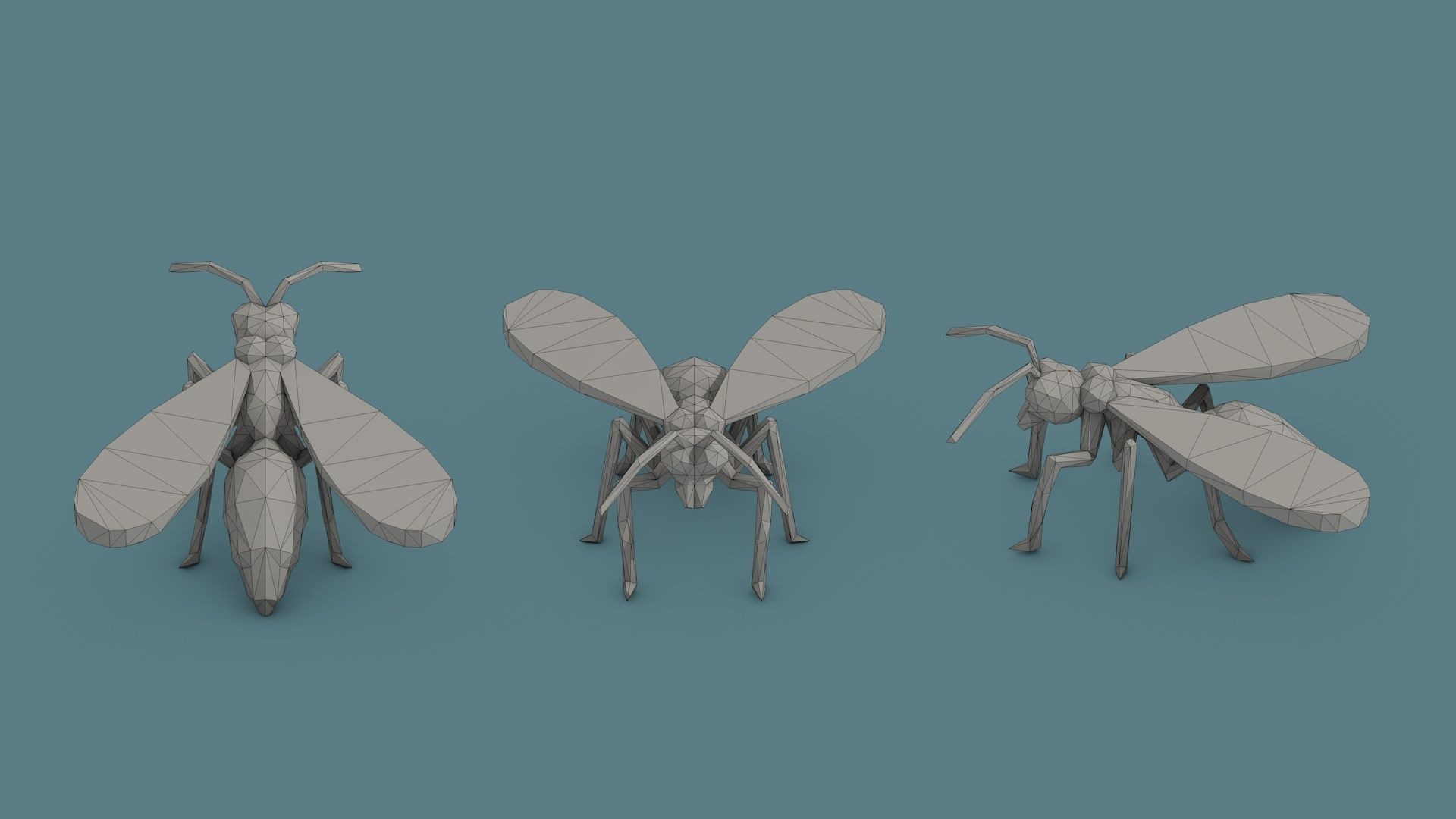 Low Poly Animal Pack 01 Isometric Icon Low-poly 3D model_47