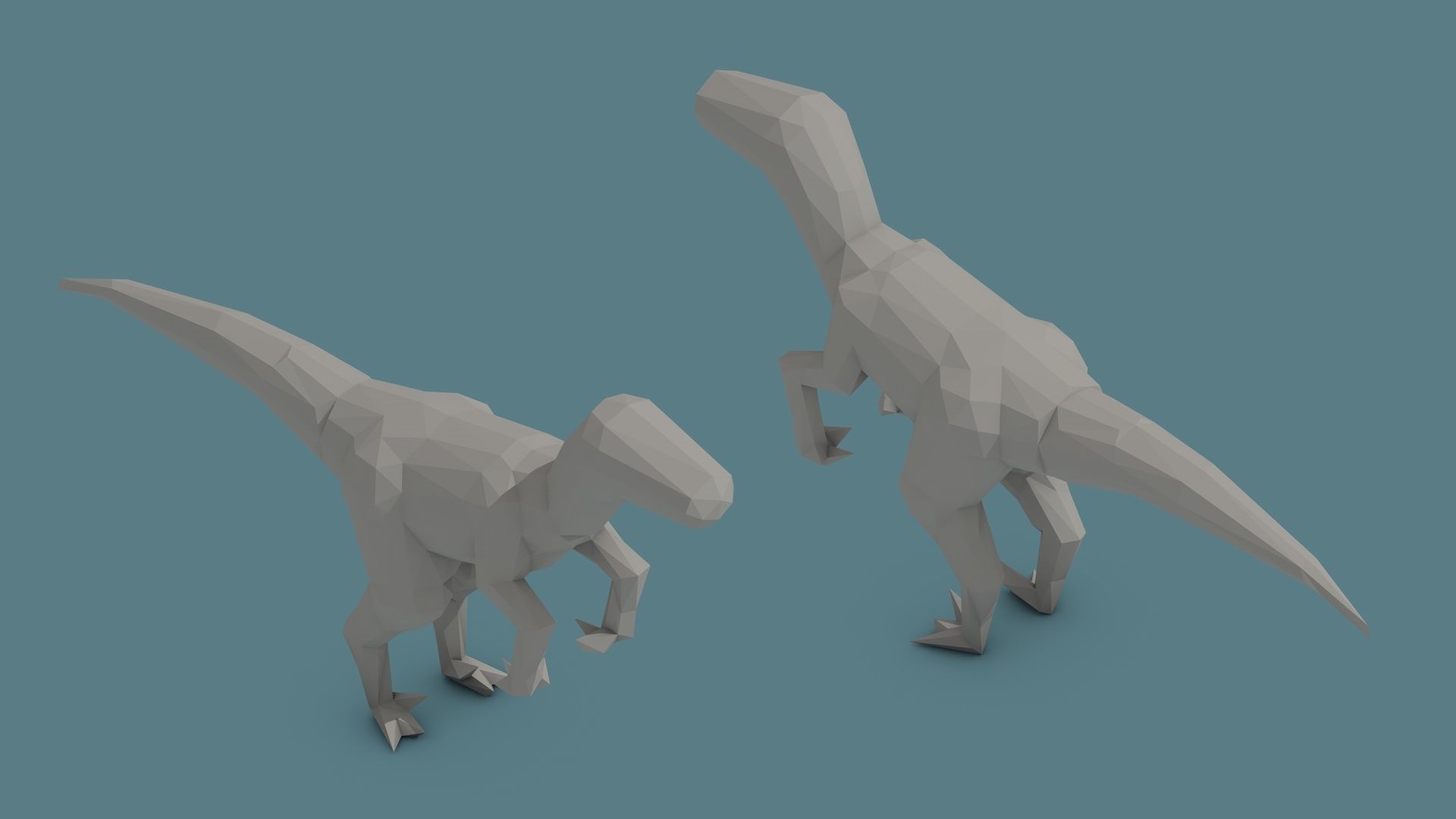 Low Poly Animal Pack 01 Isometric Icon Low-poly 3D model_20