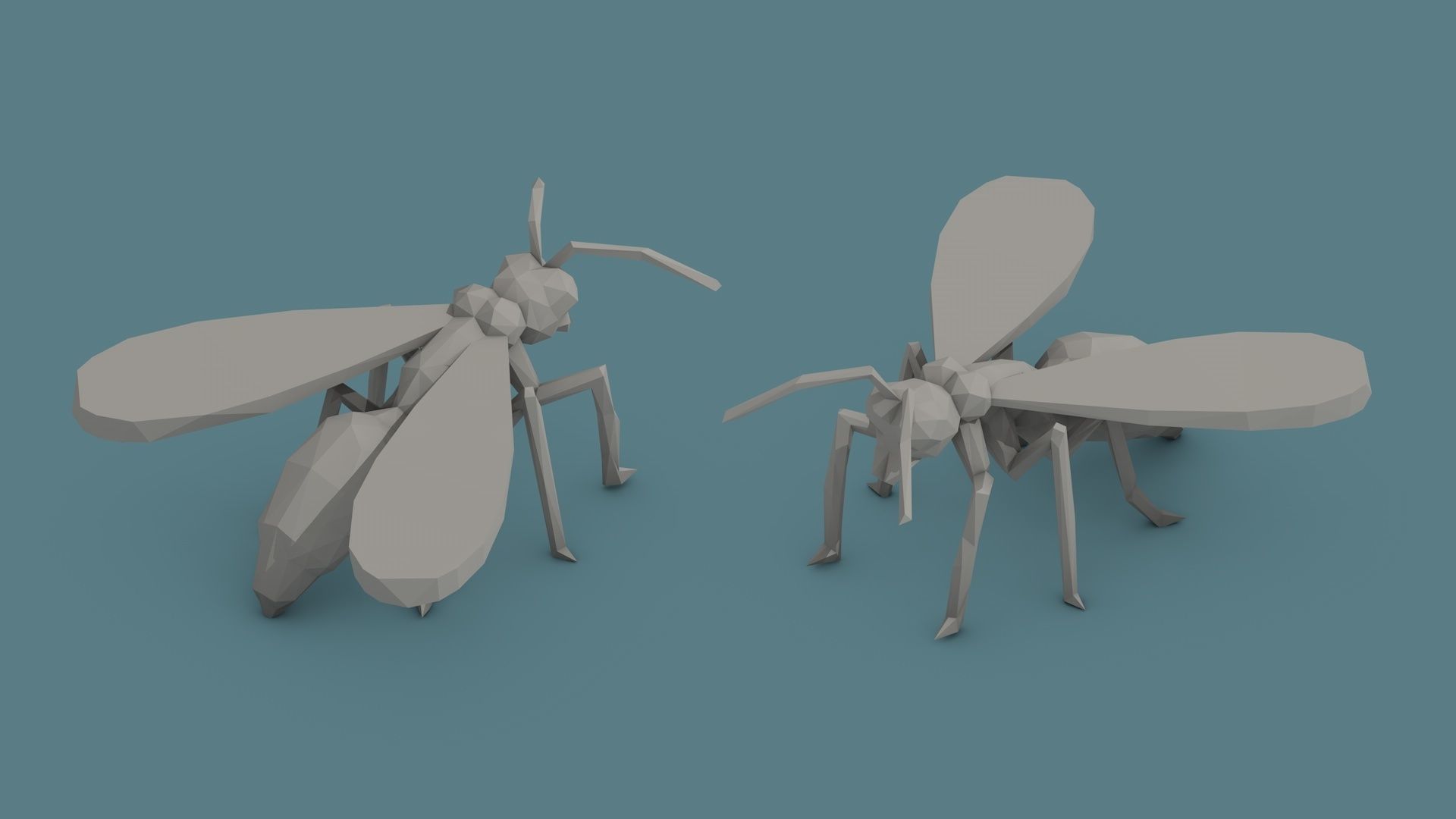 Low Poly Animal Pack 01 Isometric Icon Low-poly 3D model_44