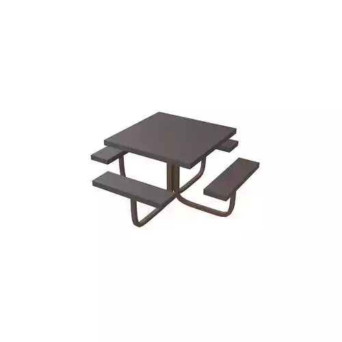 Park Table v1 002 Low-poly 3D model