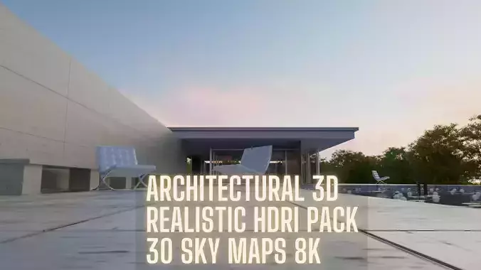  HDRI sky maps pack for 3d architecture archviz promo half price