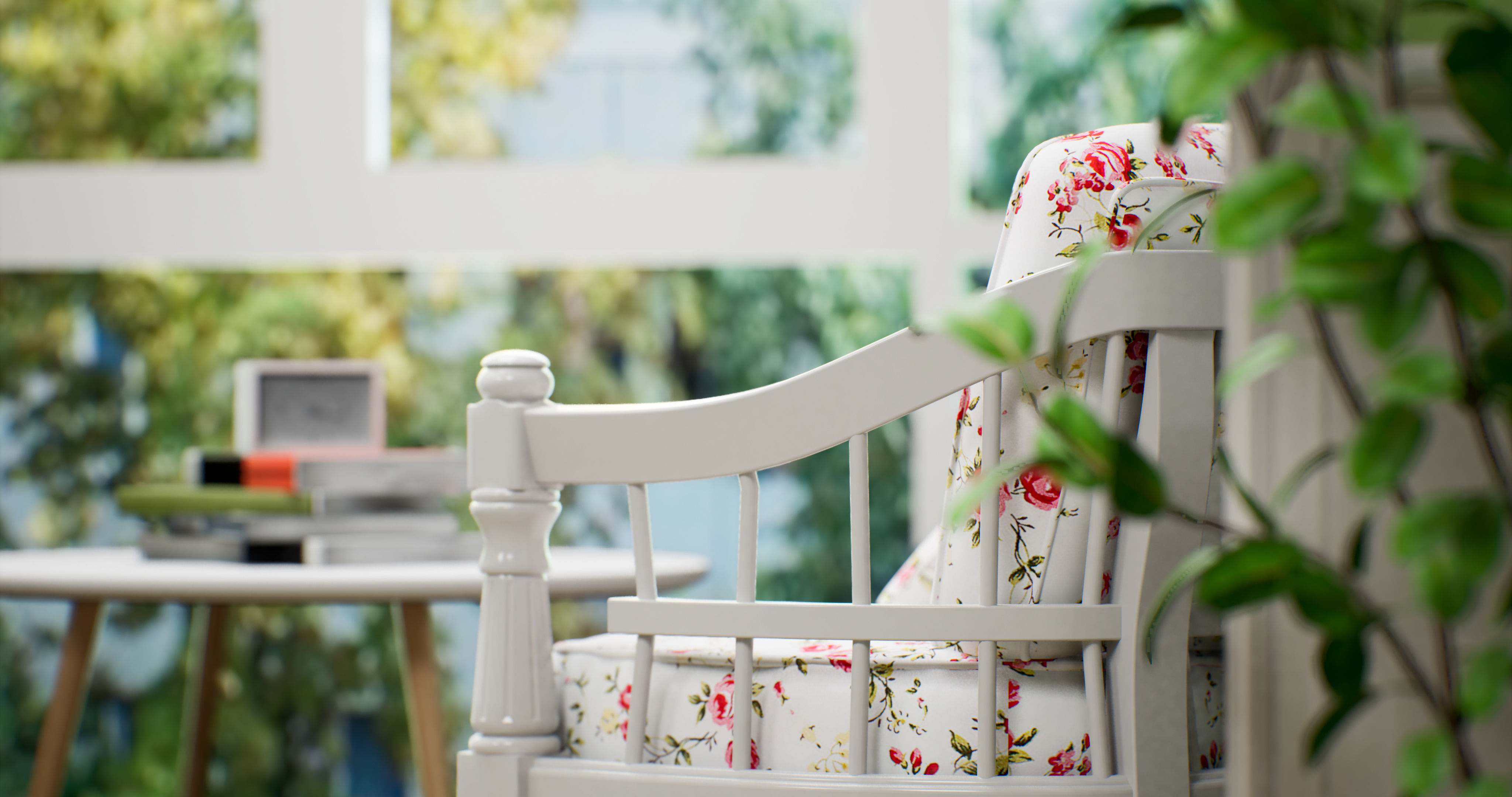 American Interior  3D model_3