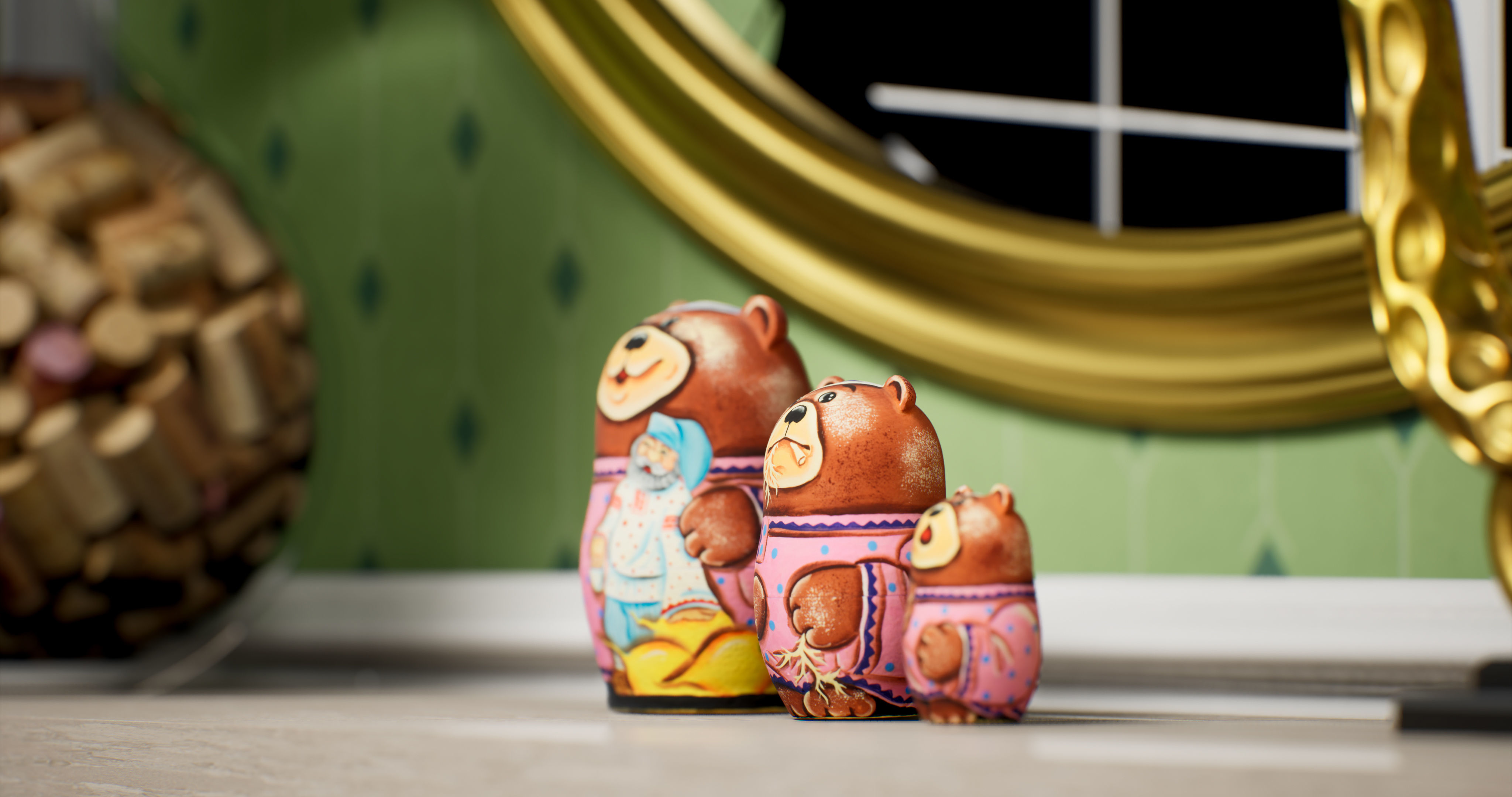 American Interior  3D model_10