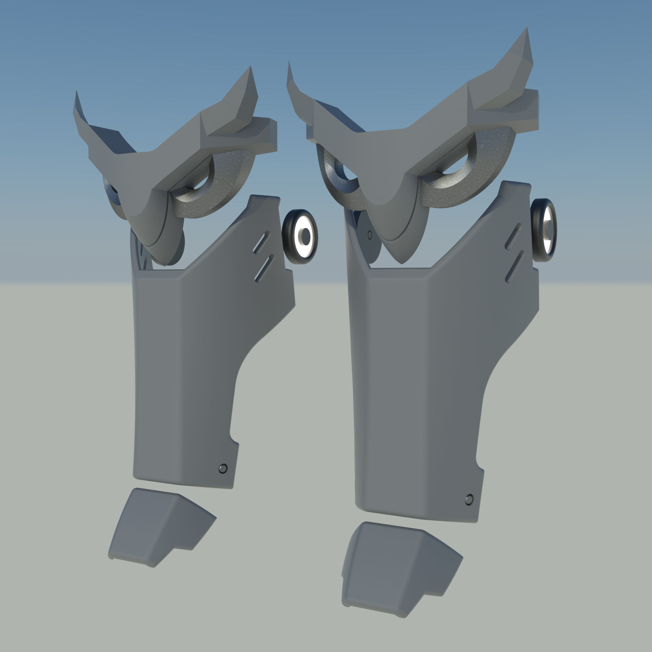 Overwatch Ana Amari Greaves Snow owl skin 3D print model