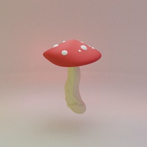 Stress Relief Mushroom 3D print model