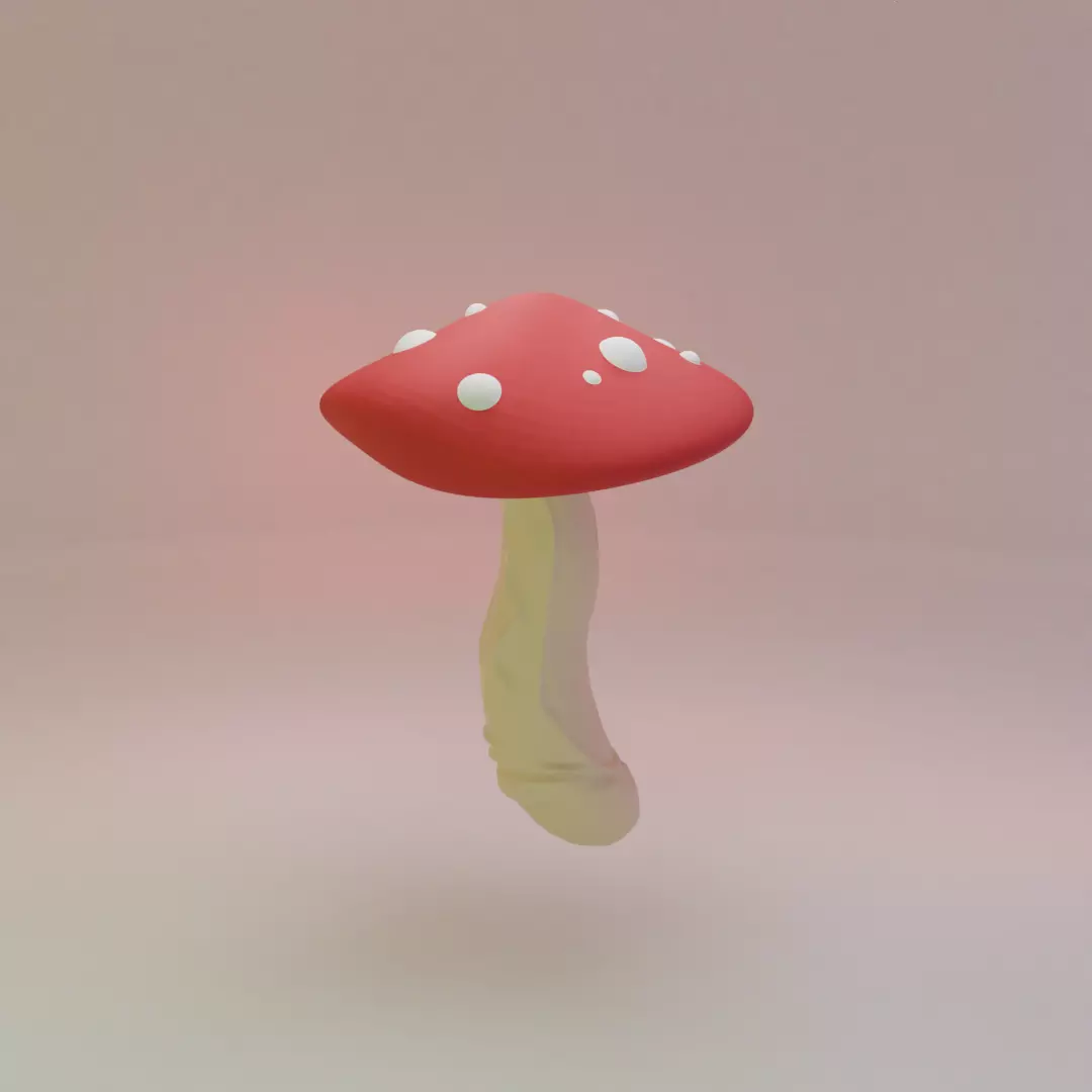 Stress Relief Mushroom 3D print model