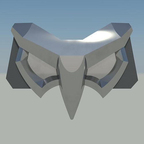 Overwatch Ana Amari Belt buckle Snow owl skin 3D print model