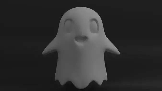 Ghostie ghost 3D print model