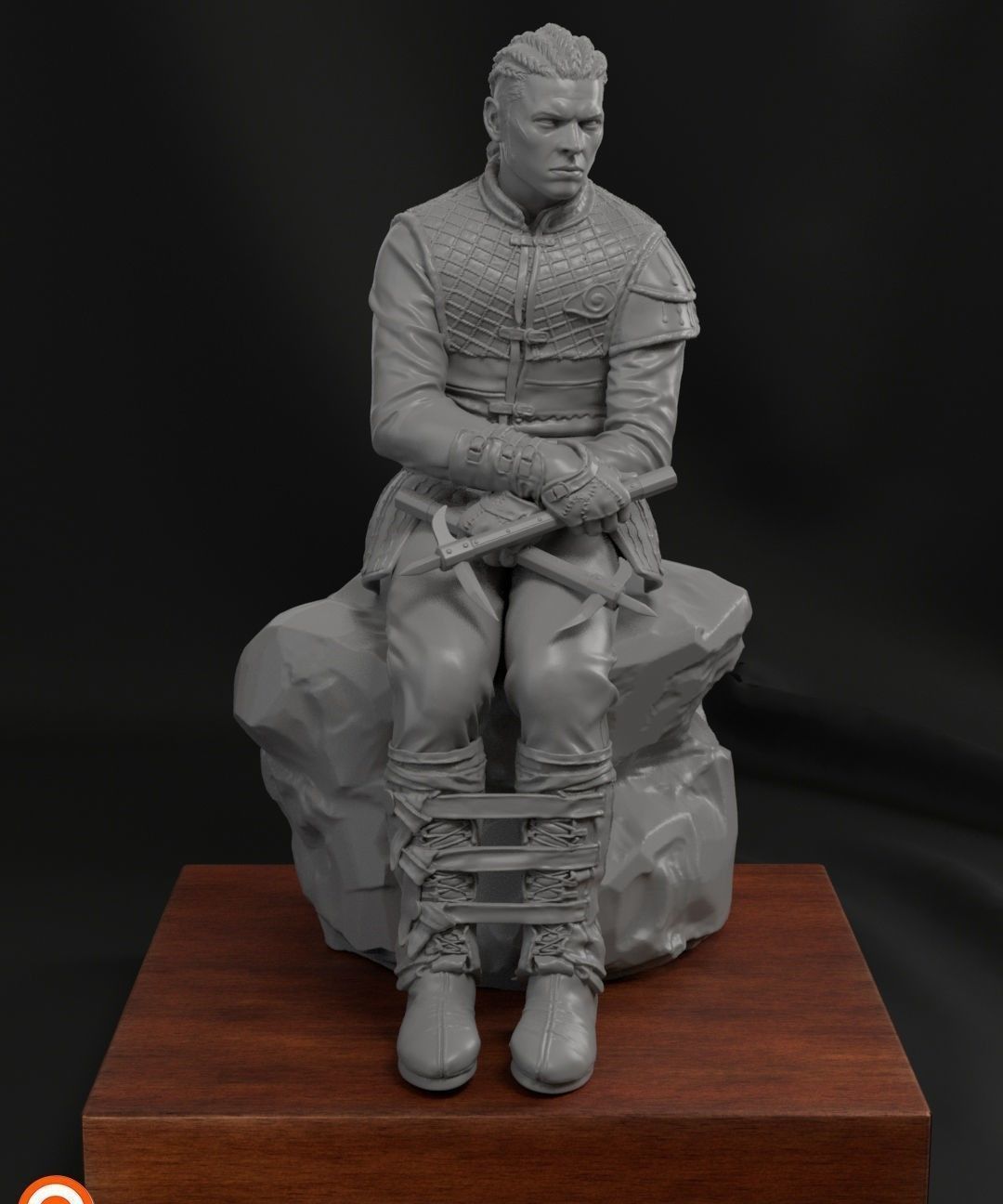 IVAR THE BONELESS 3D print model_4