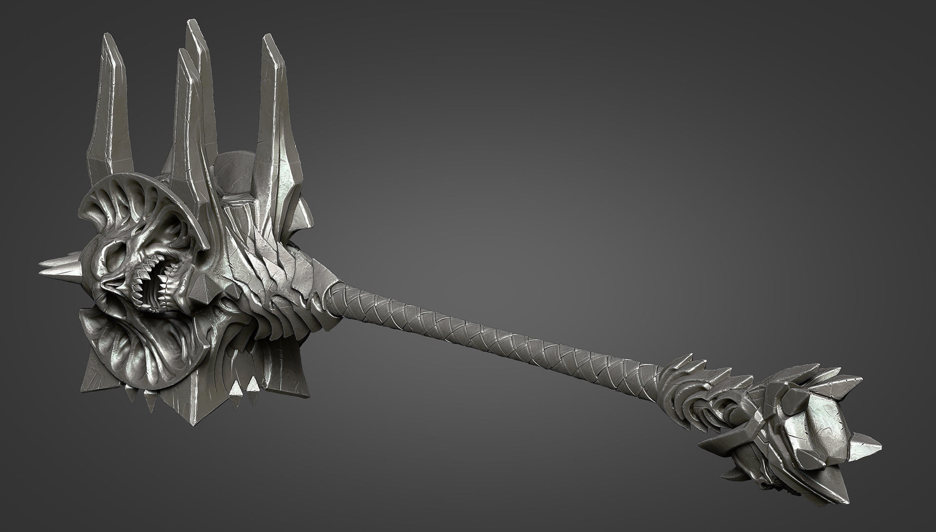Bolvars Hammer for Cosplay 3D print model_5