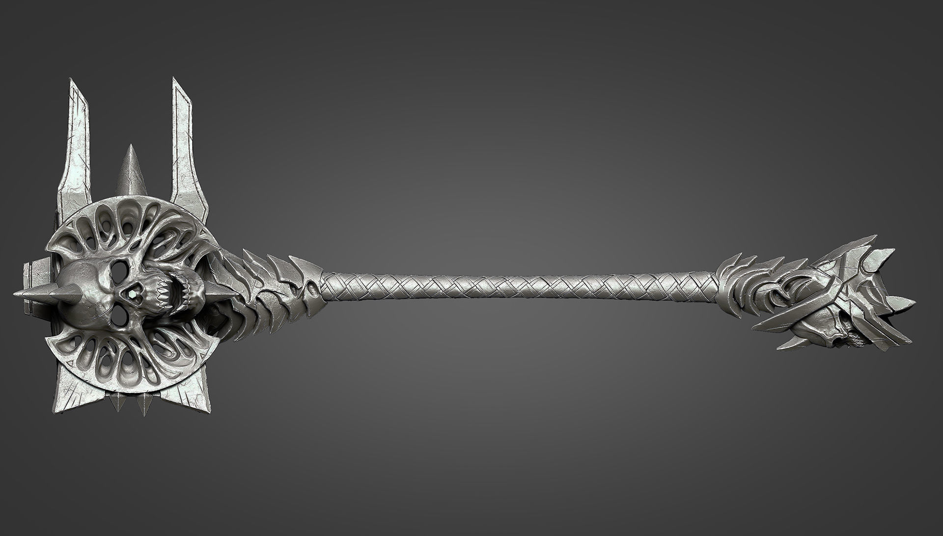 Bolvars Hammer for Cosplay 3D print model_3