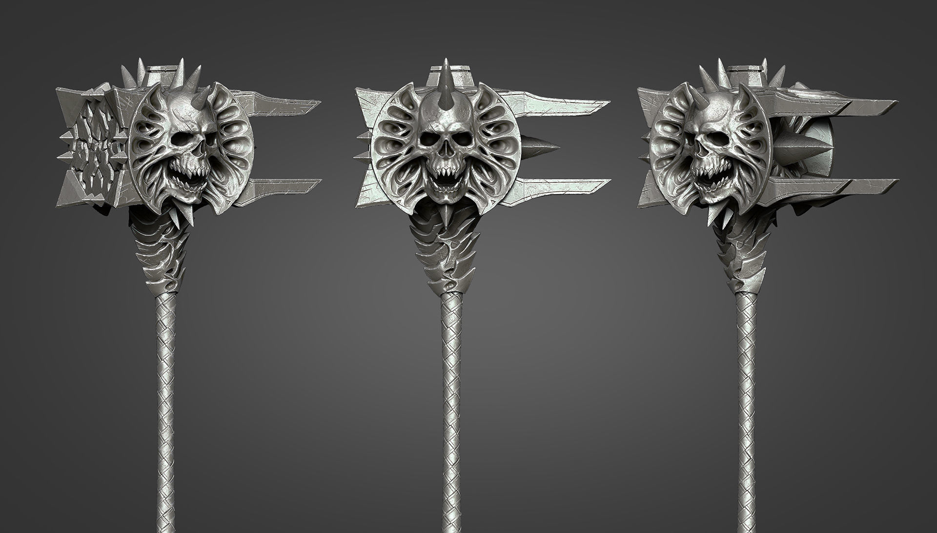 Bolvars Hammer for Cosplay 3D print model_8