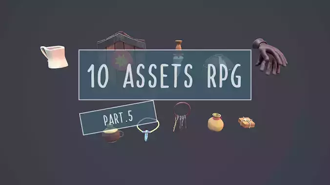 RPG BUNDLE 5 - 10 ASSETS ITENS for a Rpg Adventure