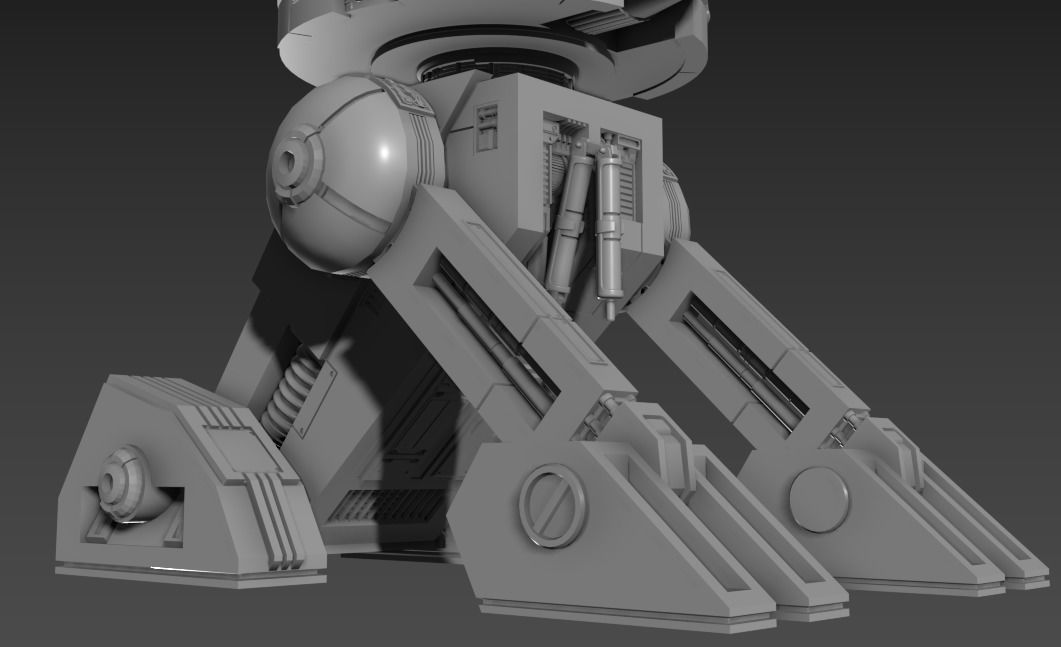 T3-M4 Droid One12 Scale - KOTOR 3D print model_6