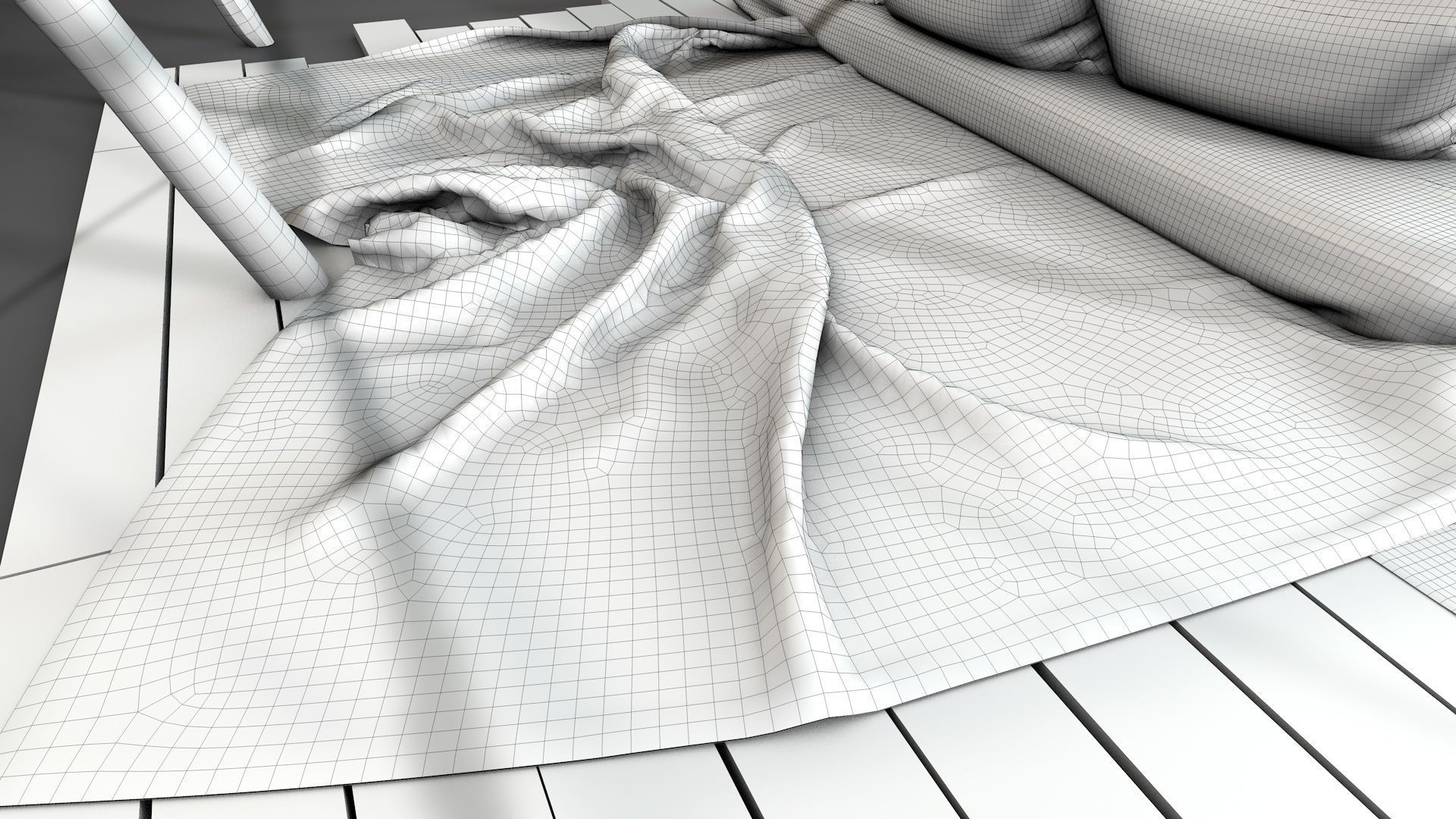 Worn Desert Tent 3D model_21