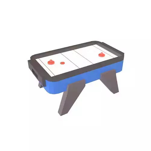 Hockey Board Game v1 003 Low-poly 3D model