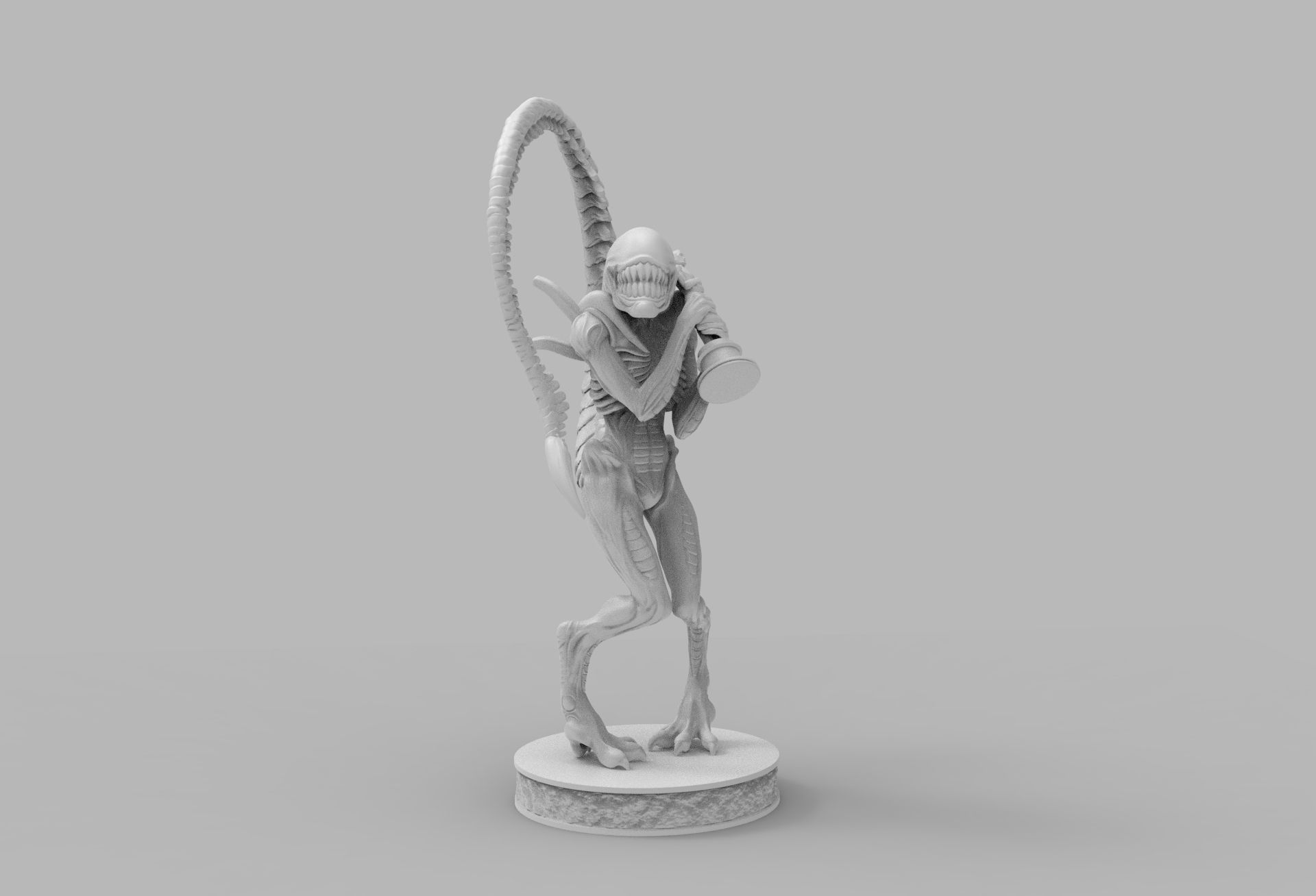 ALIEN XENOMORPH wins OSCAR PRINTING DIORAMA 3D print model_27