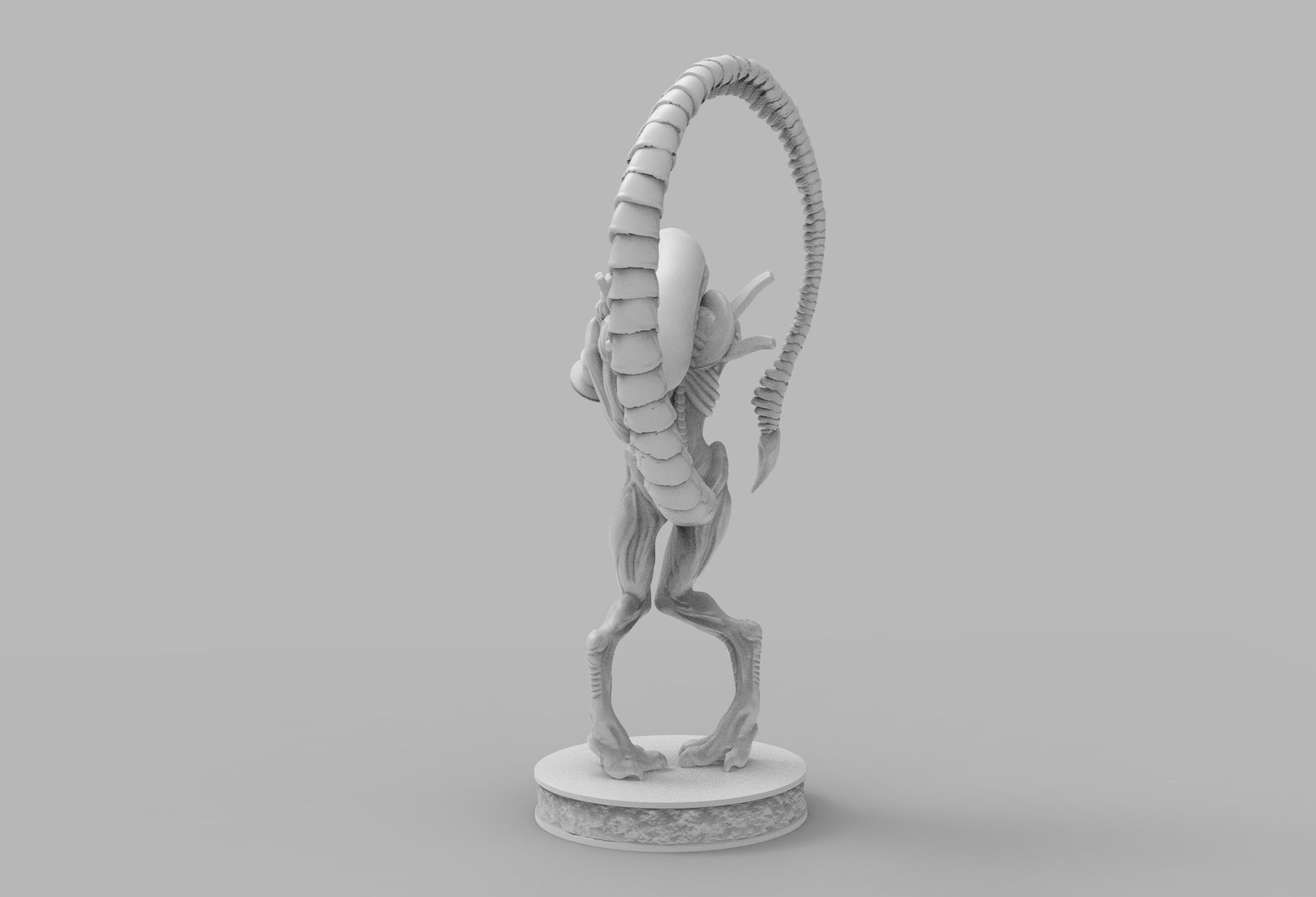 ALIEN XENOMORPH wins OSCAR PRINTING DIORAMA 3D print model_53