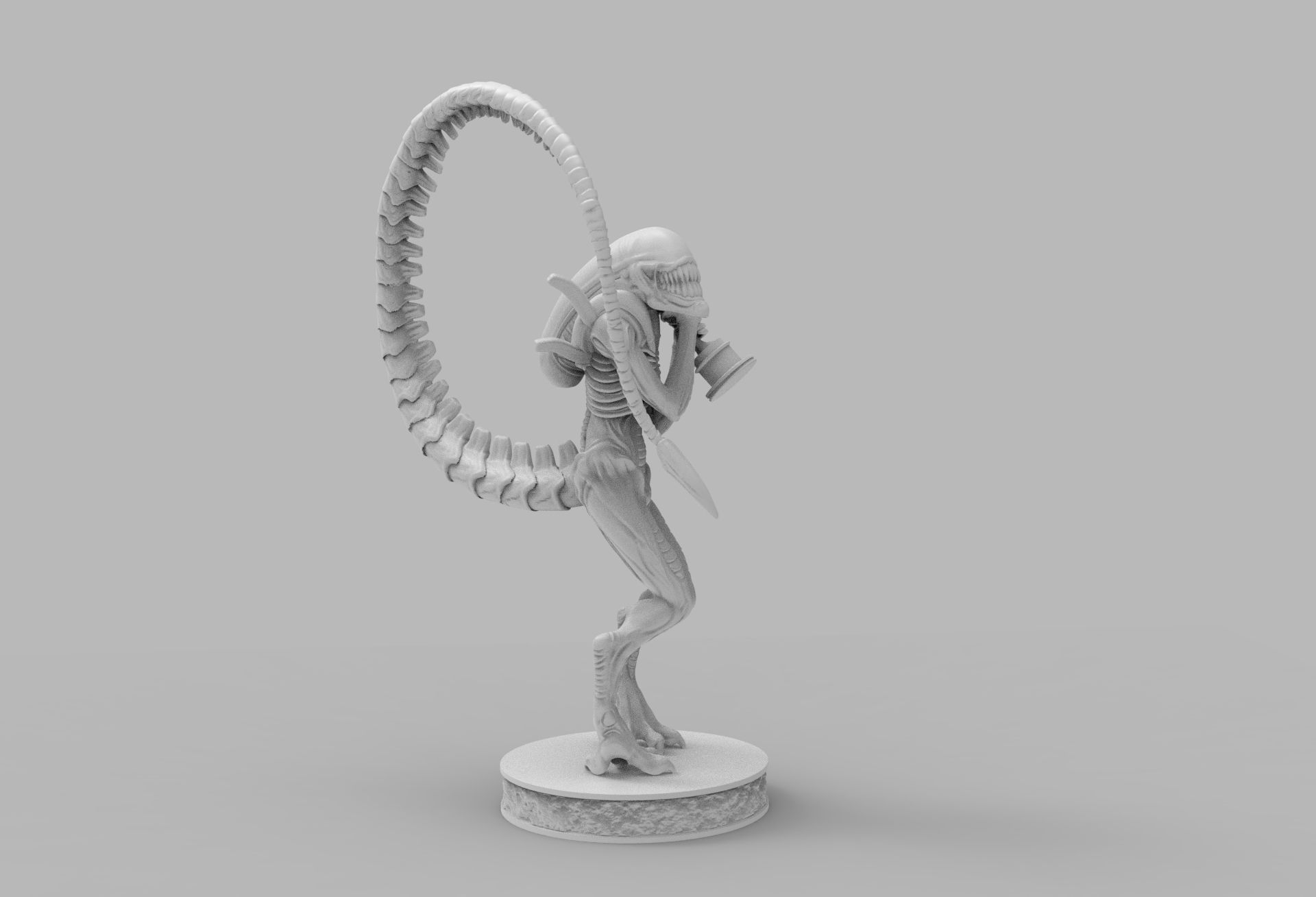 ALIEN XENOMORPH wins OSCAR PRINTING DIORAMA 3D print model_15