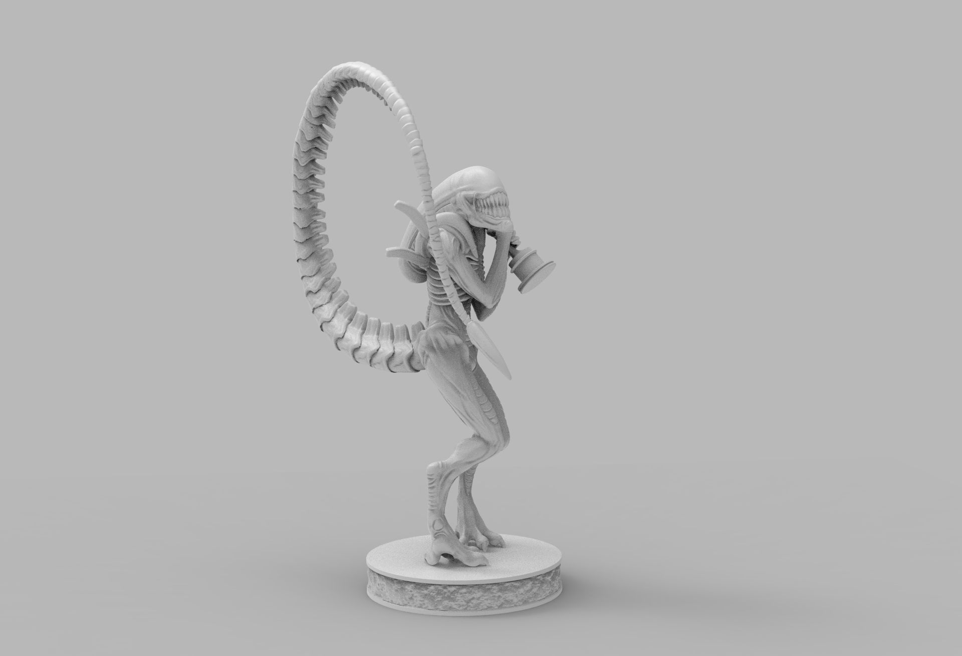 ALIEN XENOMORPH wins OSCAR PRINTING DIORAMA 3D print model_17