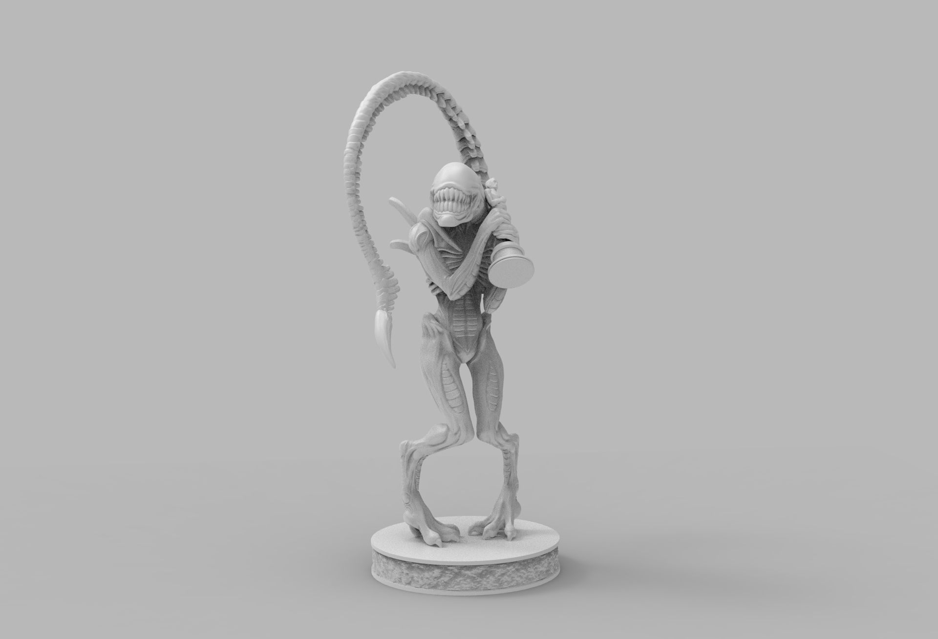 ALIEN XENOMORPH wins OSCAR PRINTING DIORAMA 3D print model_26