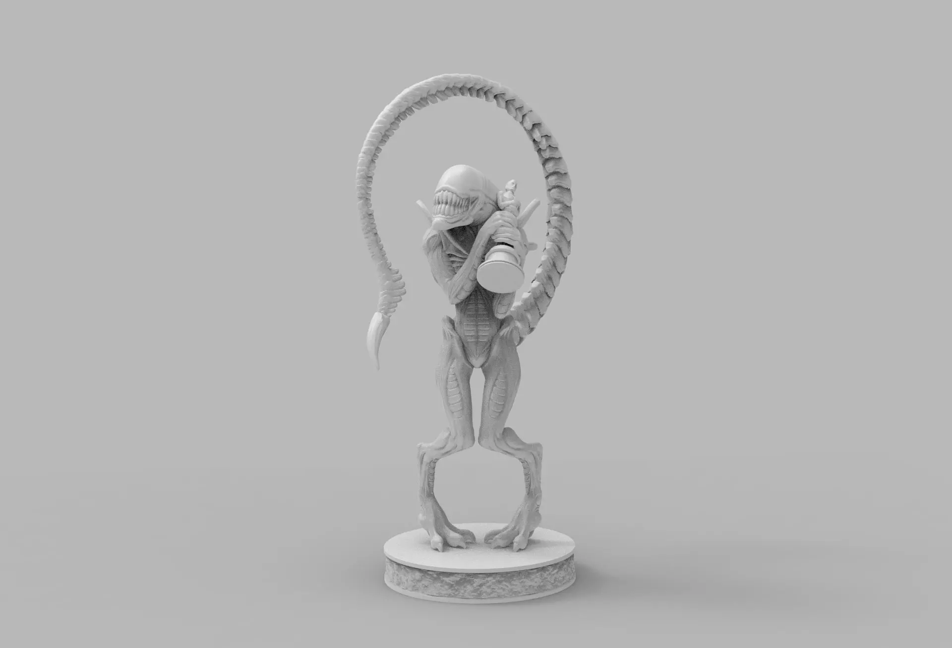 ALIEN XENOMORPH wins OSCAR PRINTING DIORAMA 3D print model_0