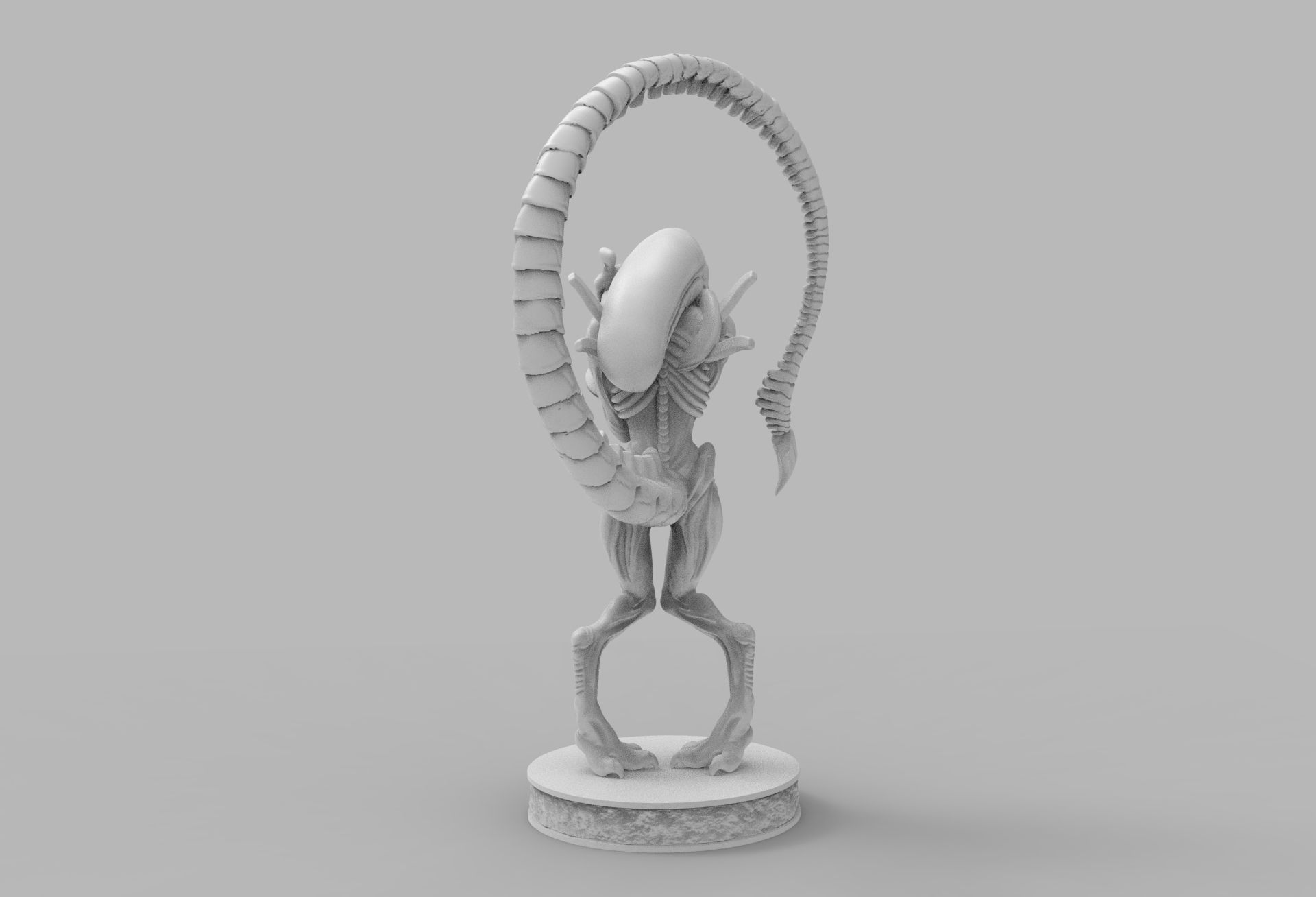 ALIEN XENOMORPH wins OSCAR PRINTING DIORAMA 3D print model_9