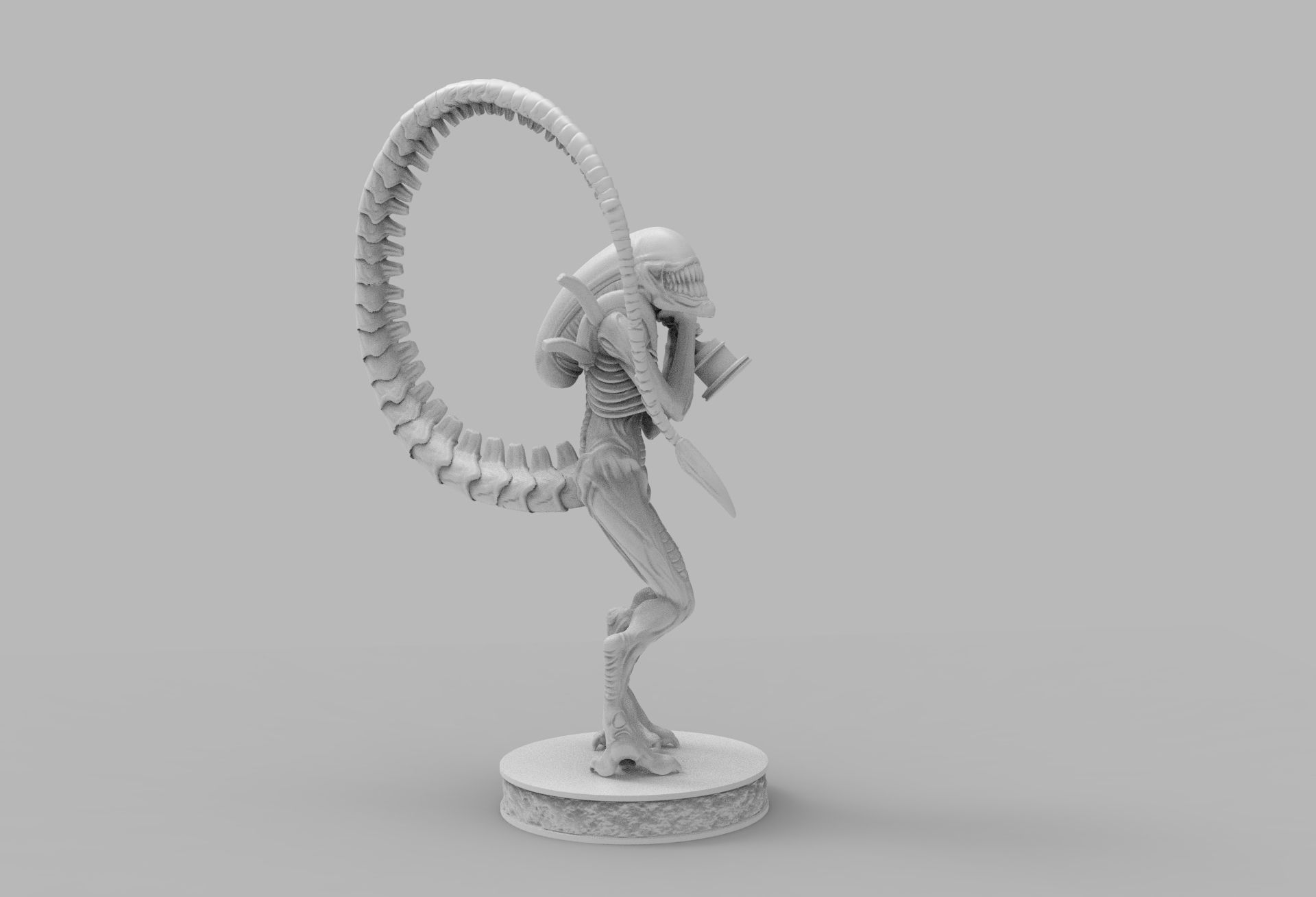 ALIEN XENOMORPH wins OSCAR PRINTING DIORAMA 3D print model_39