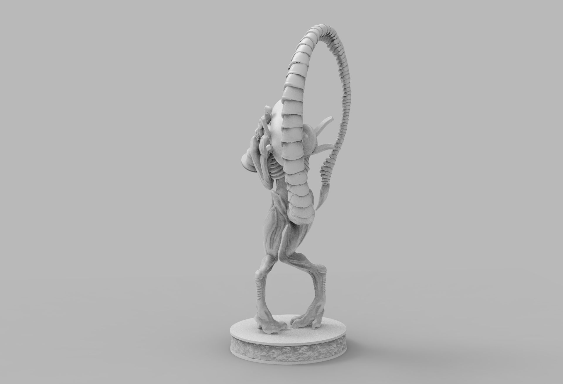 ALIEN XENOMORPH wins OSCAR PRINTING DIORAMA 3D print model_52