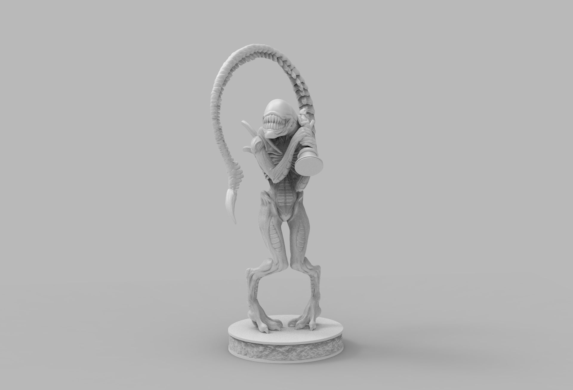 ALIEN XENOMORPH wins OSCAR PRINTING DIORAMA 3D print model_25