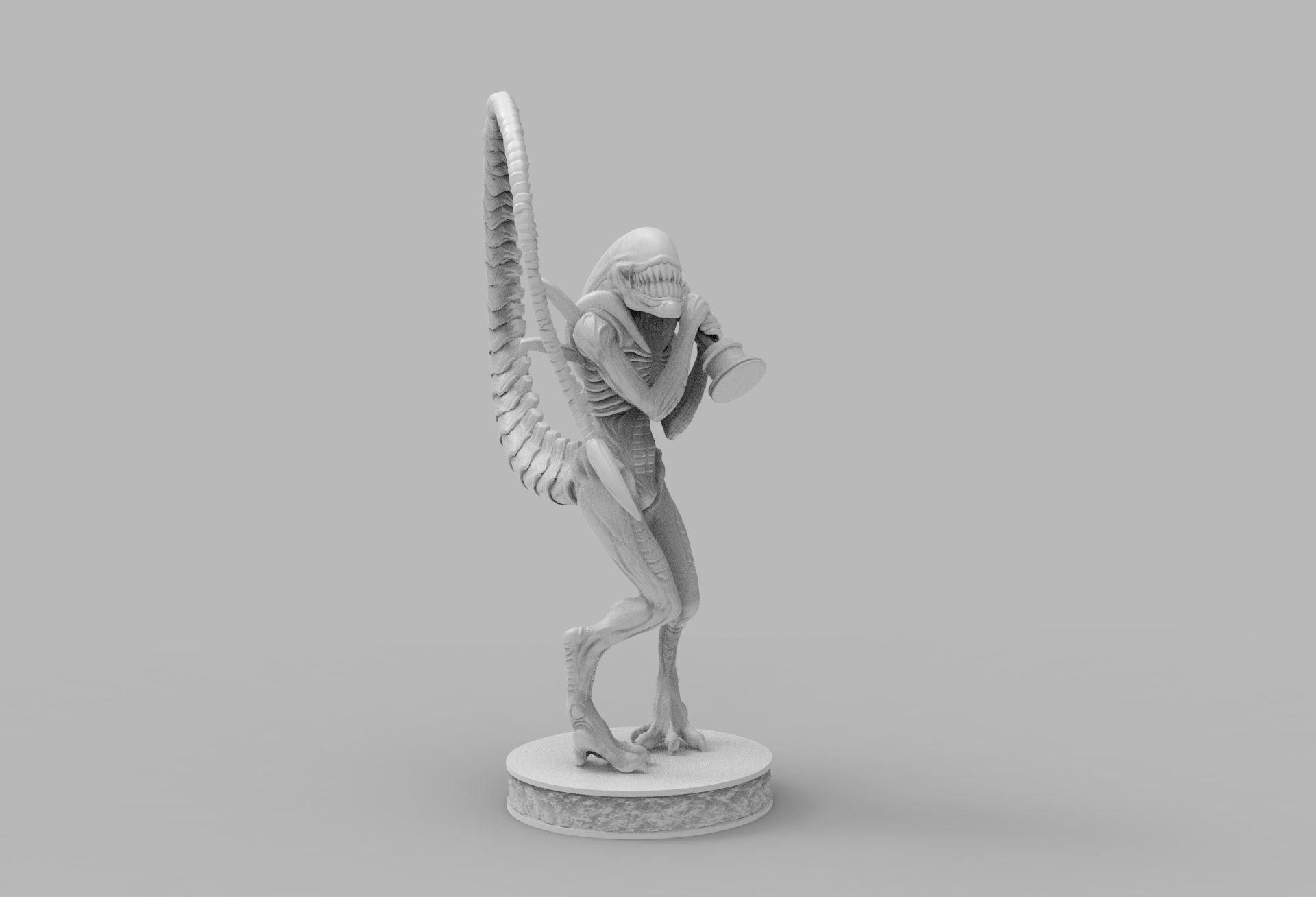 ALIEN XENOMORPH wins OSCAR PRINTING DIORAMA 3D print model_19