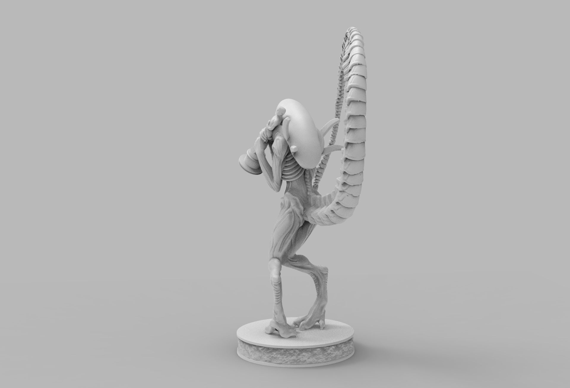 ALIEN XENOMORPH wins OSCAR PRINTING DIORAMA 3D print model_45