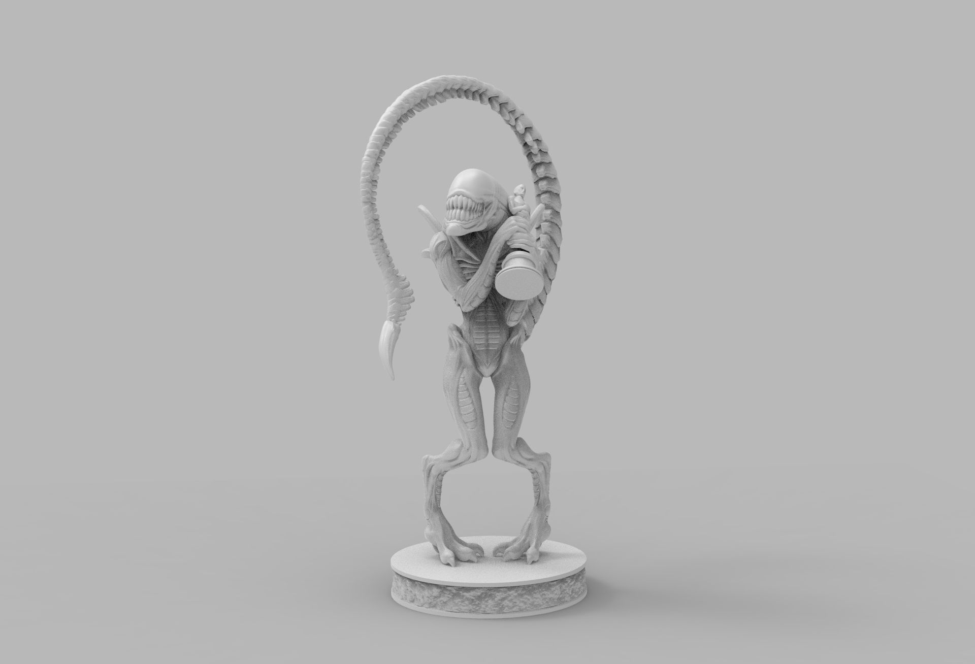 ALIEN XENOMORPH wins OSCAR PRINTING DIORAMA 3D print model_21