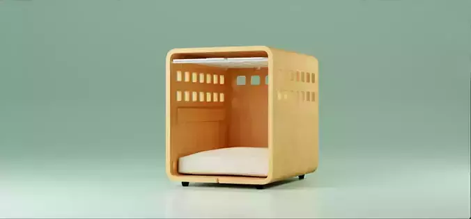 Pet Crate 3D model
