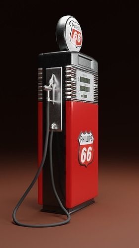 Phillips 66 Fuel pump 3D model