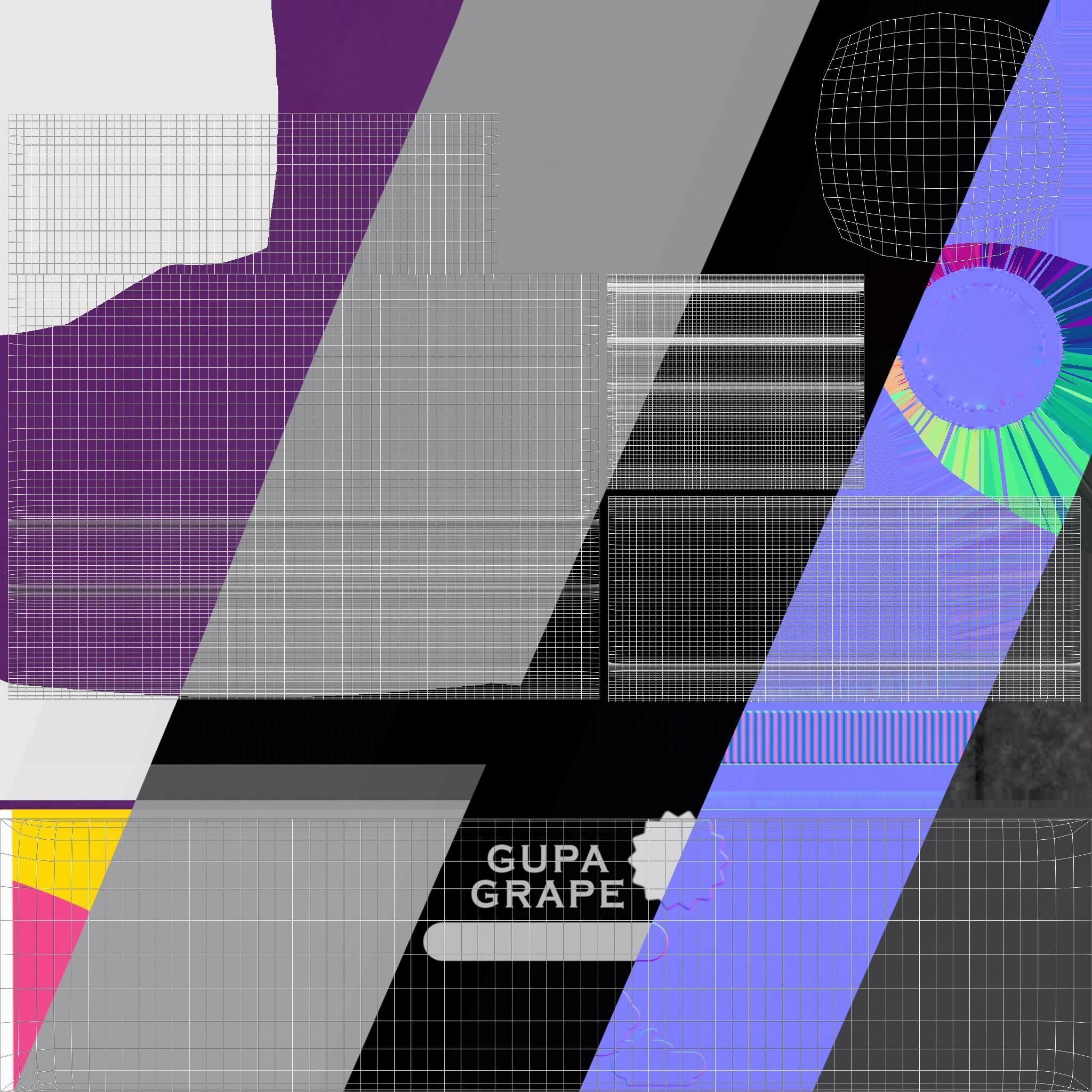 Bottle Juice 3D model_9