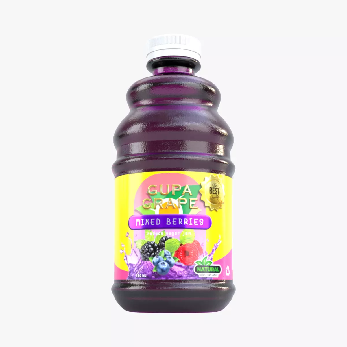 Bottle Juice 3D model_0