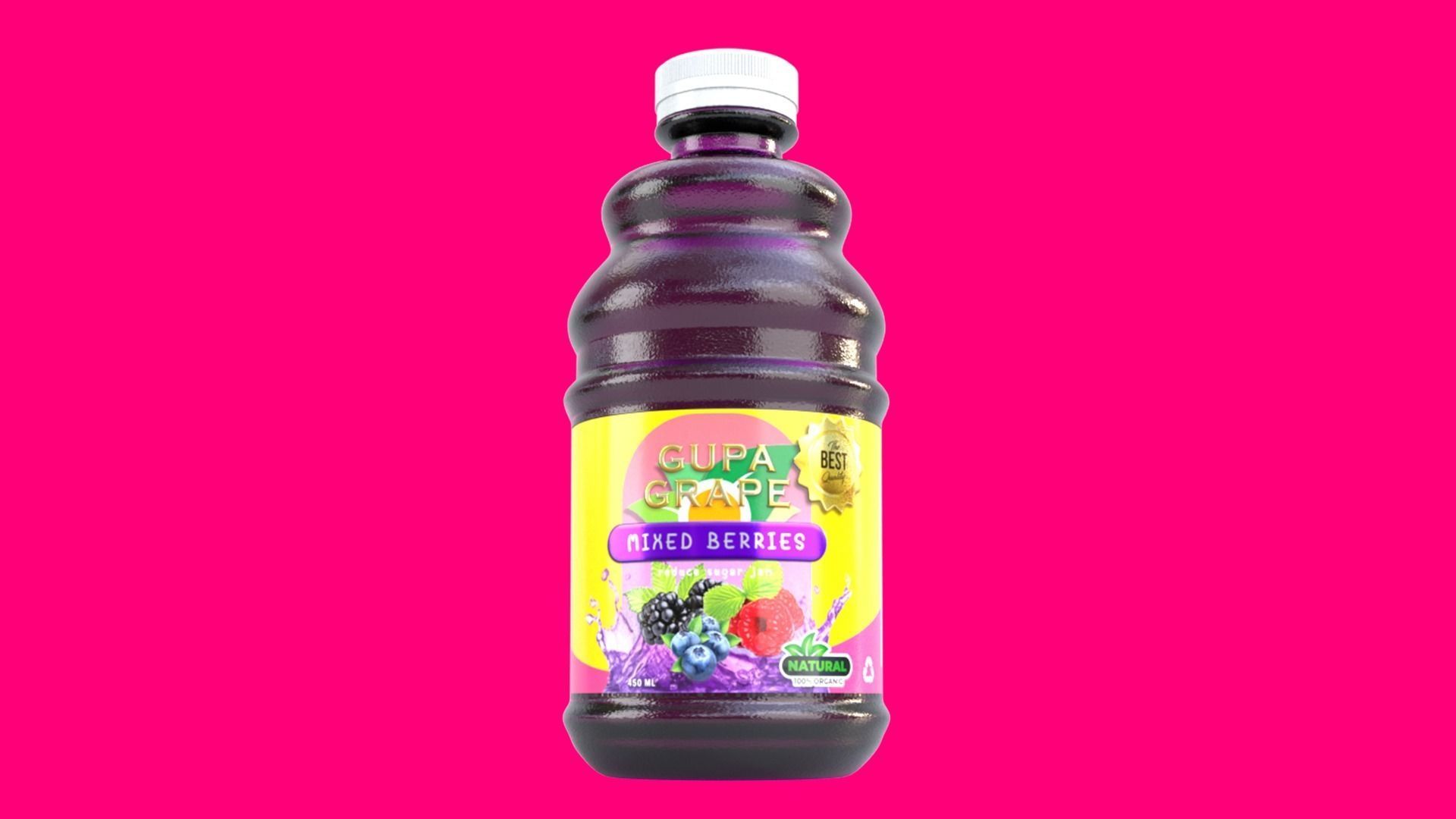 Bottle Juice 3D model_5