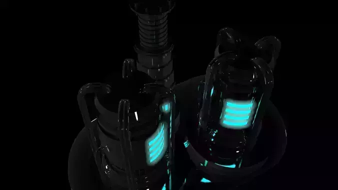 Sci fi Engine 3D model