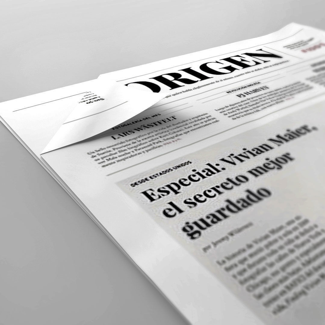 Folded newspaper Free 3D model_1