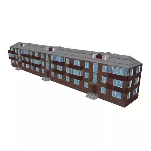  brick 3-storey apartment building
