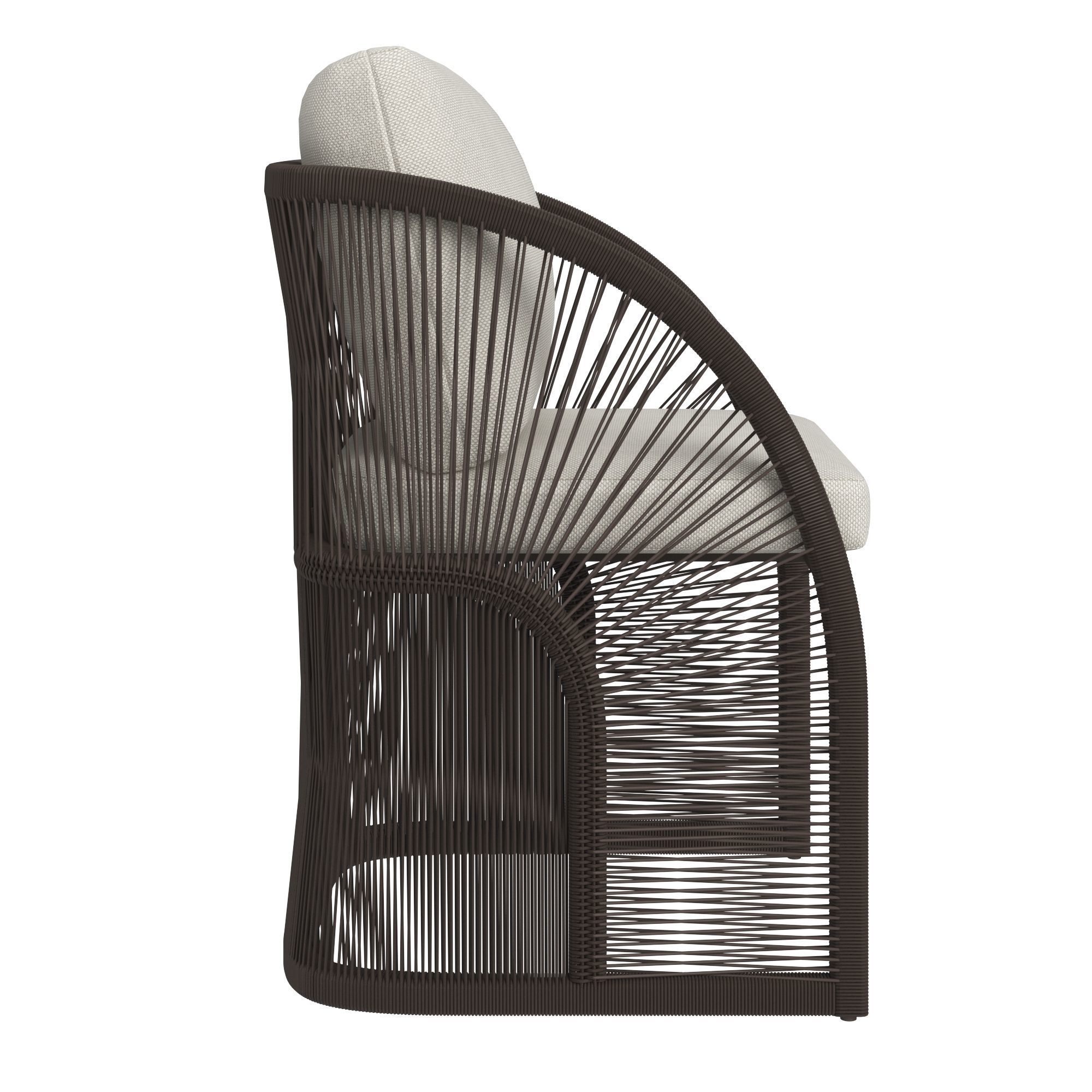 Restoration Hardware Pavona Chair Trento Travertine Dining Table 3D